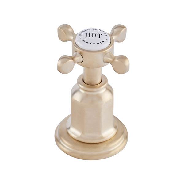 wykończenie mosiądz satynowy